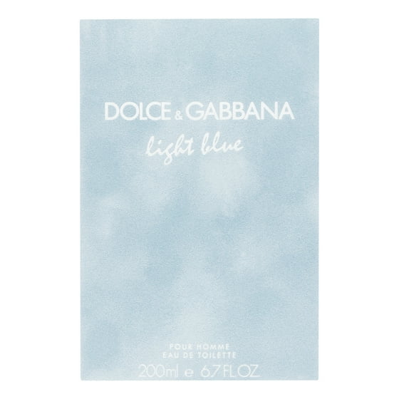 Dolce & Gabbana Light Blue Eau De Toilette Spray, Cologne for Men, 6.7 oz