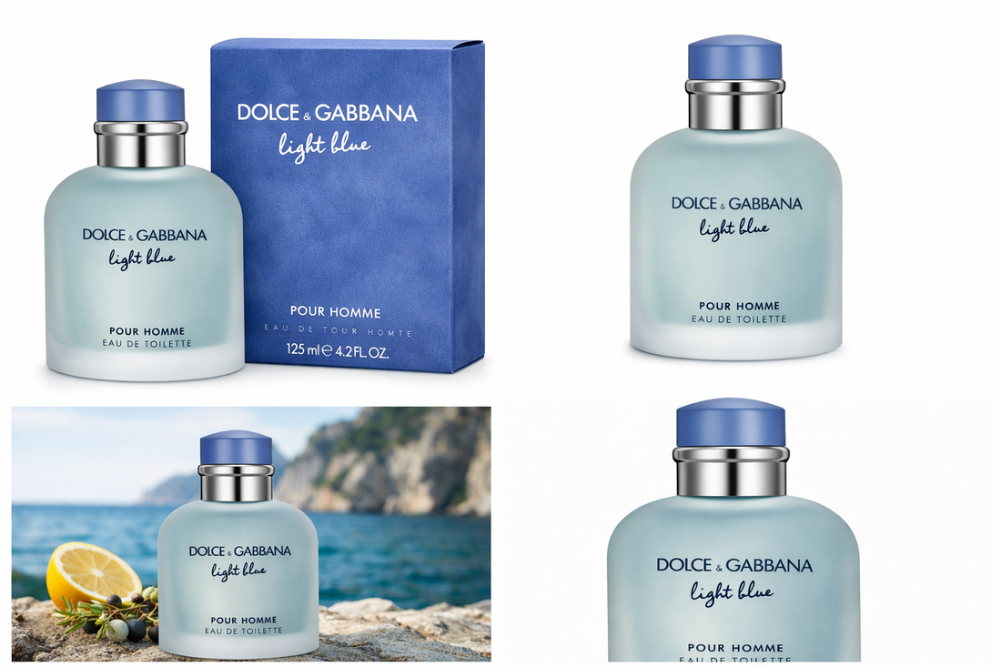 Dolce & Gabbana Light Blue Eau De Toilette Cologne for Men, 4.2 oz