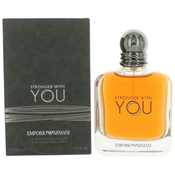 Emporio Armani Stronger With You Eau de Toilette Spray for Men, 3.4 oz / 100mL